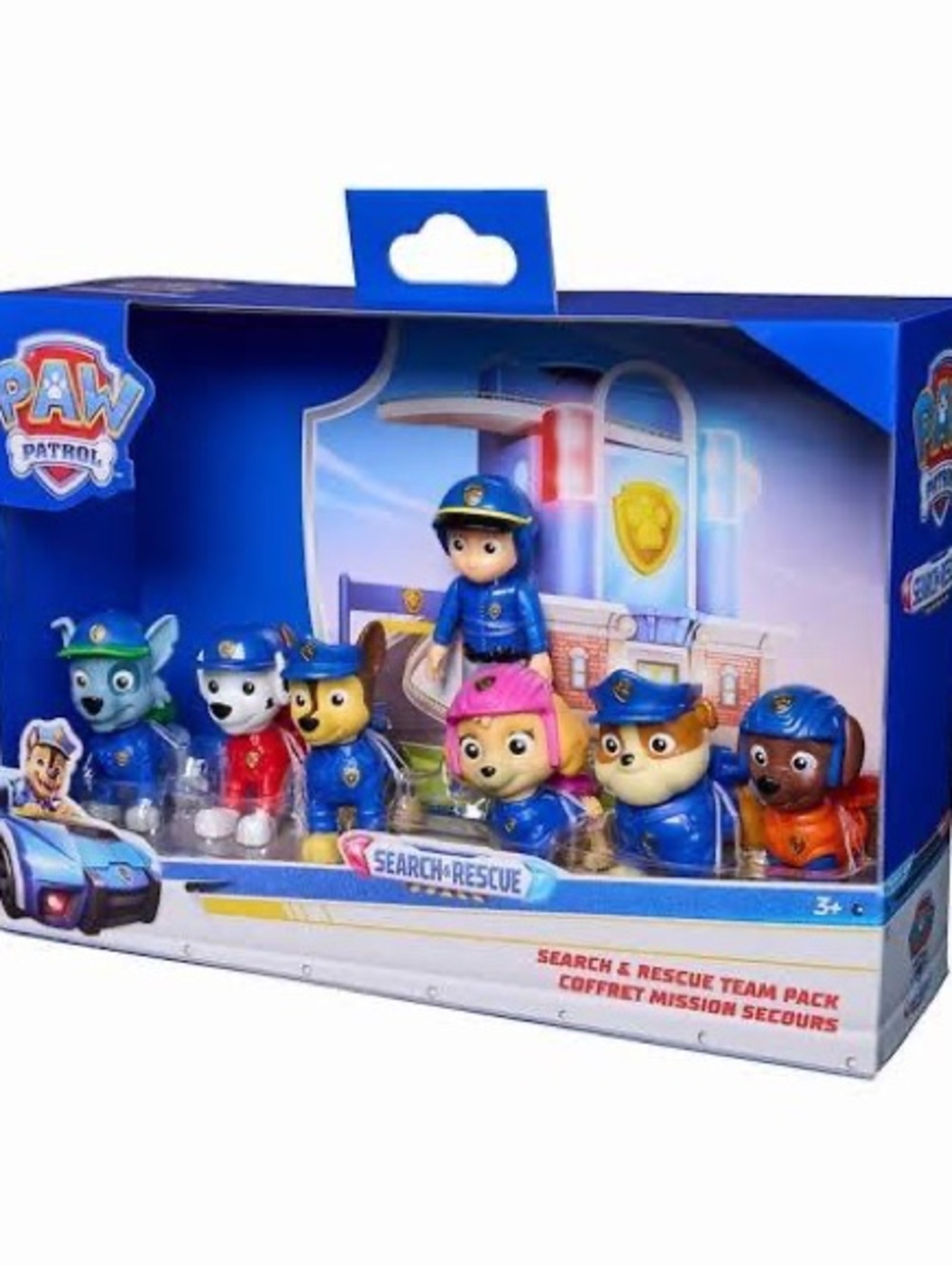 Paw Patrol Search & Rescue Team Pack - Blue with Pink & Red Accents